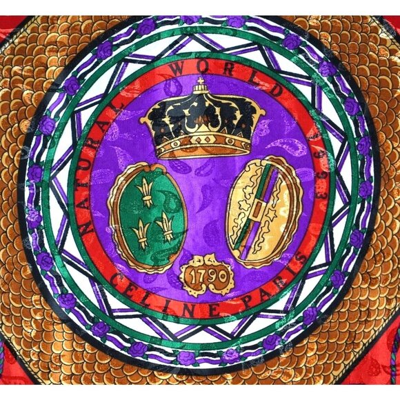 Vintage Silky Jaquard Baroque Blazer Jacket by Tres Chic Elegance with Ropes Cro - Picture 2 of 10